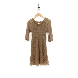 Altar’d State Women's New Crochet Lace Dress Sz M